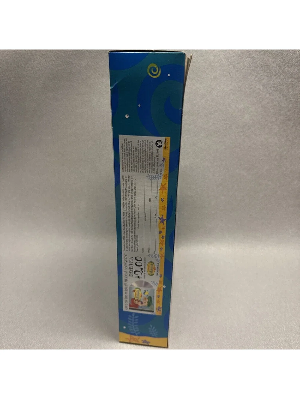 Mattel ariel’s box